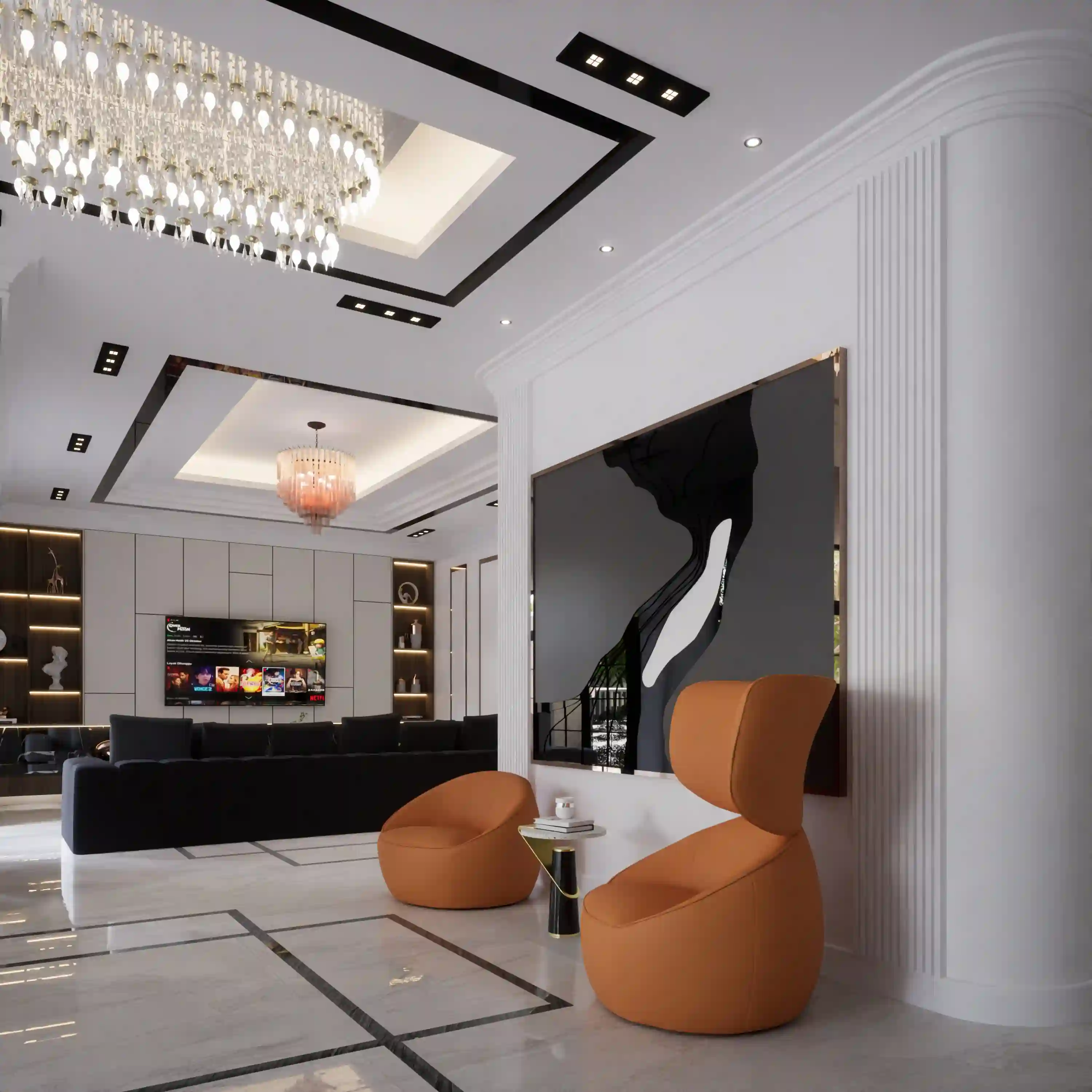 Luxury High-End Flat Interiors